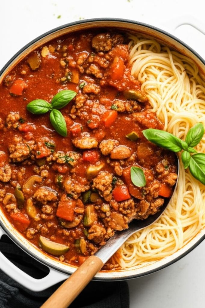 Lots o' Veggies Sausage Spaghetti Sauce