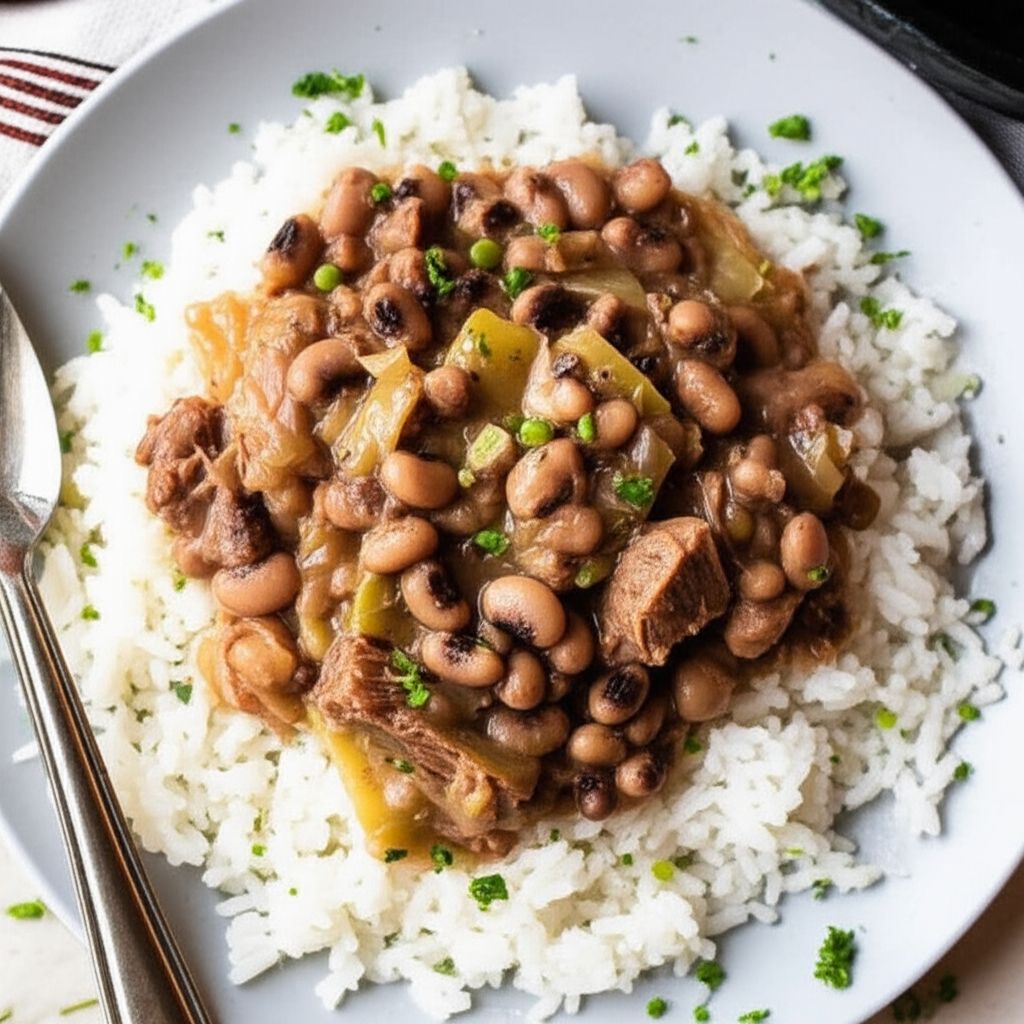 Lucky New Year's Black-Eyed Pea Stew