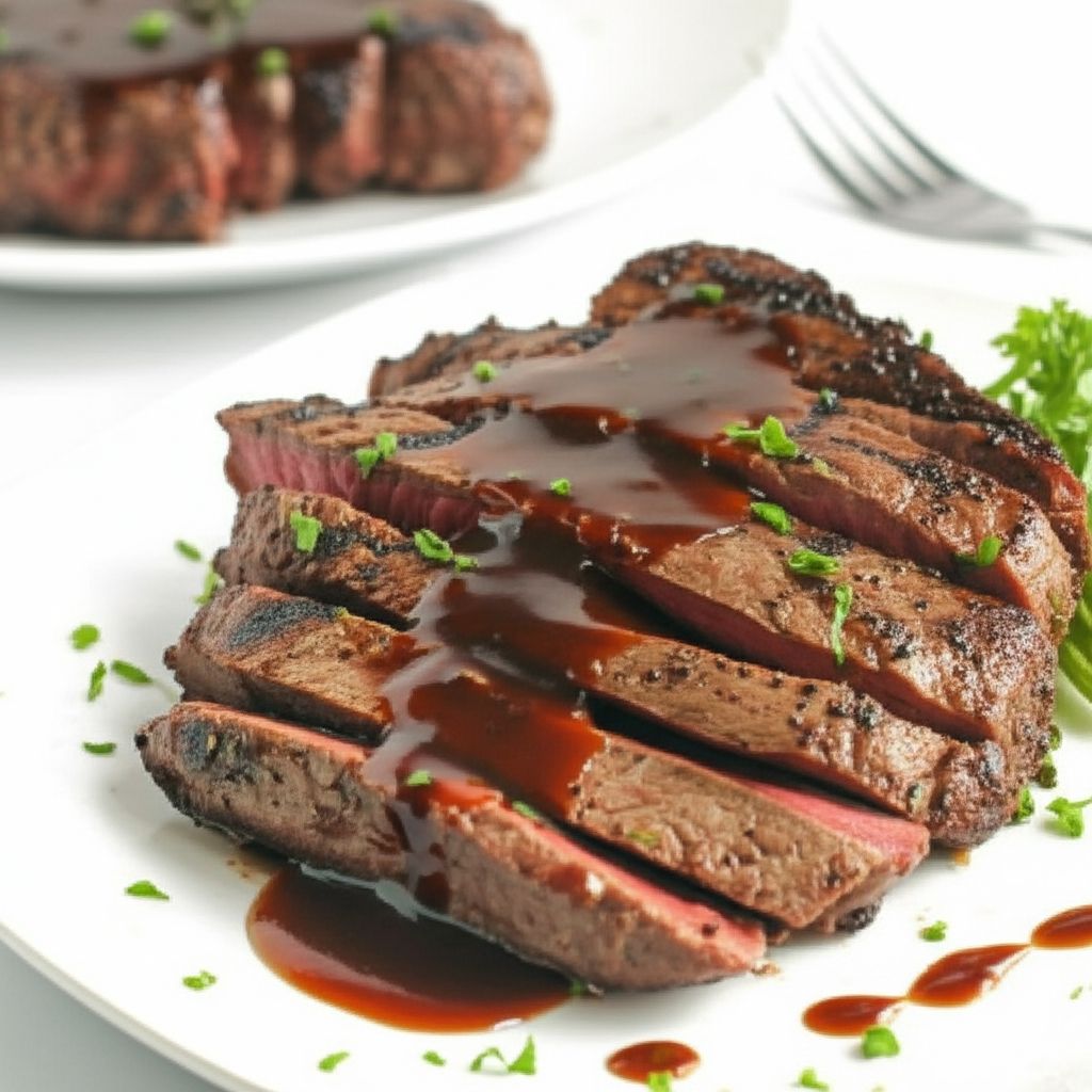 Manhattan Filet with Pan Sauce Bordelaise