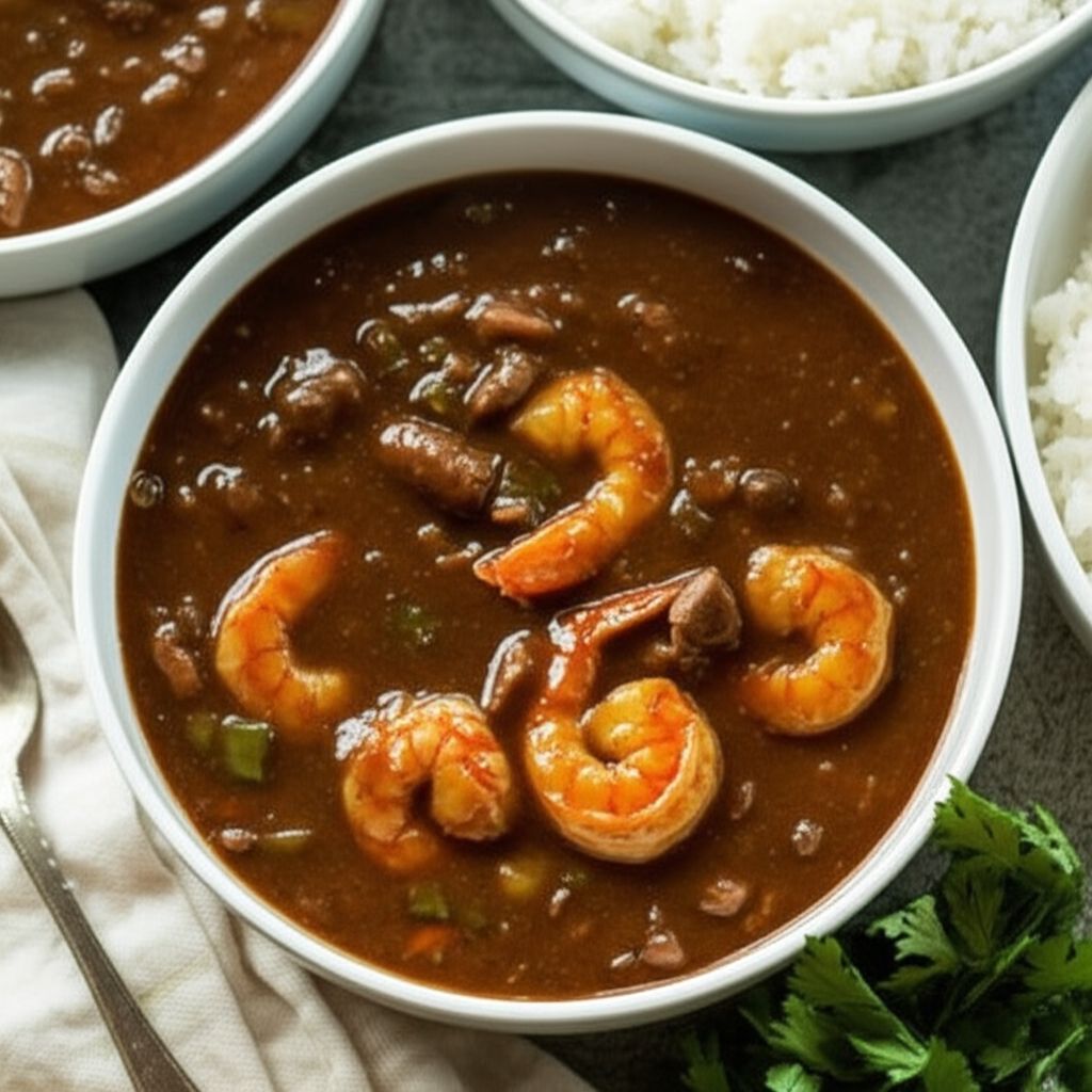 Merwin's Shrimp Gumbo