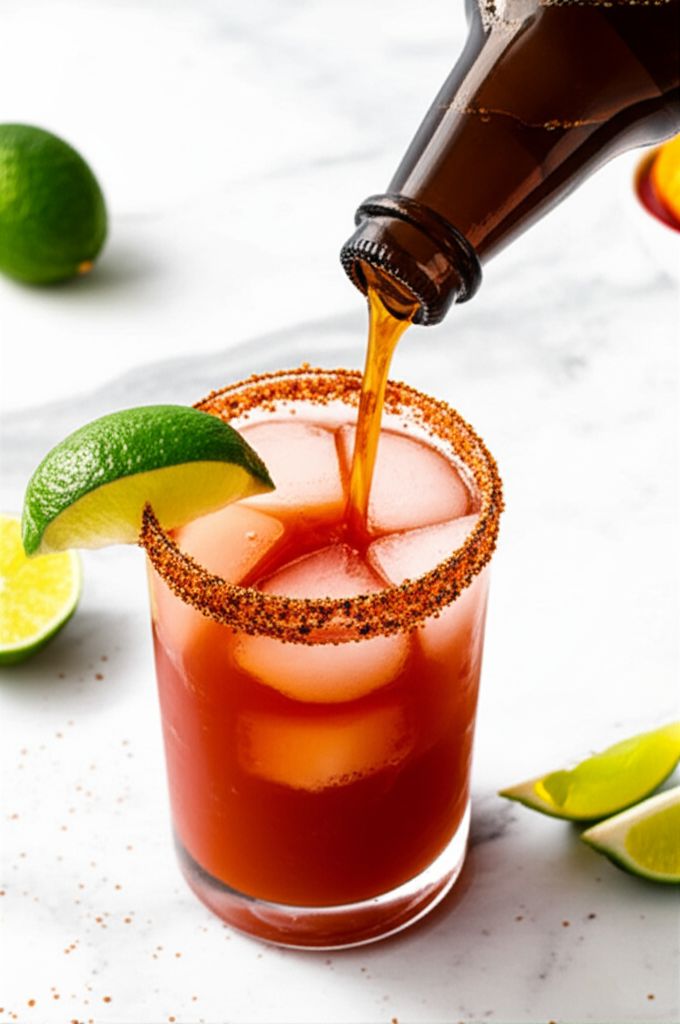 Micheladas with Tajin