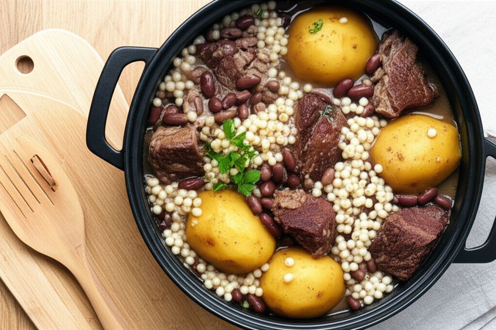 Mom's Authentic Kosher Cholent Recipe