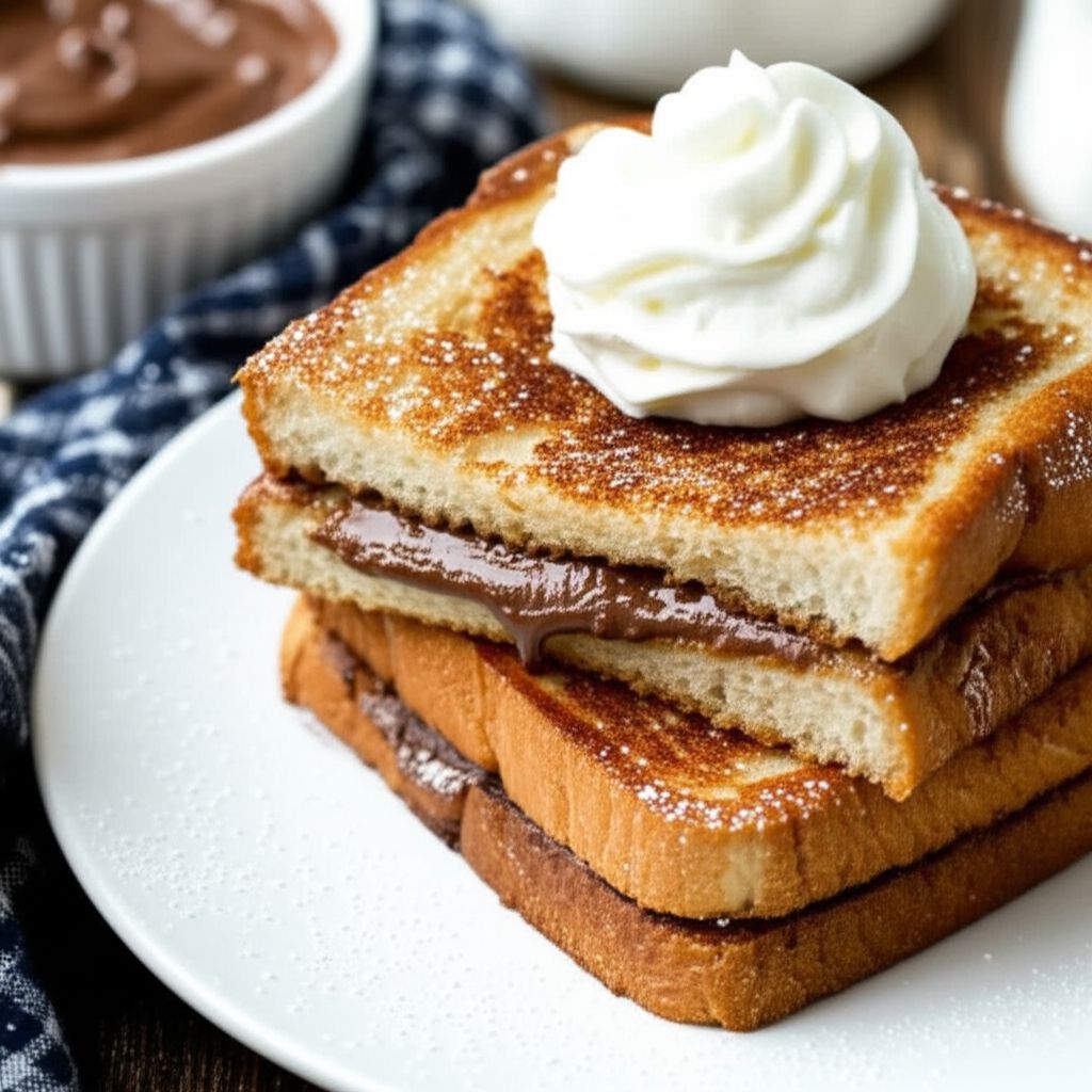 Nutella-Stuffed French Toast
