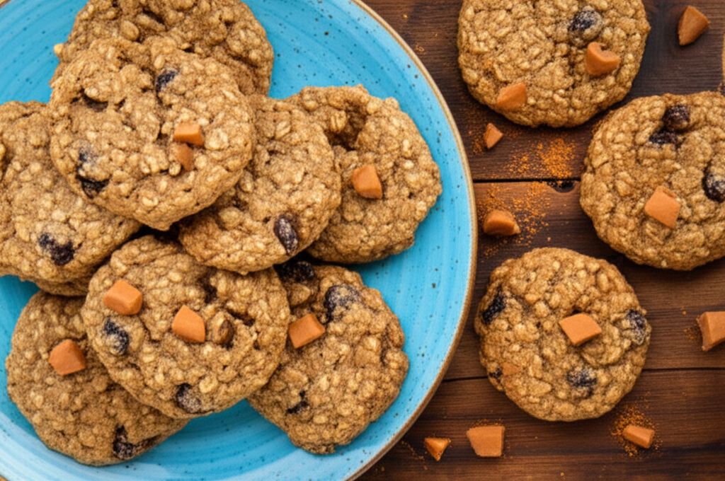 Oatmeal Raisin Toffee Cookies