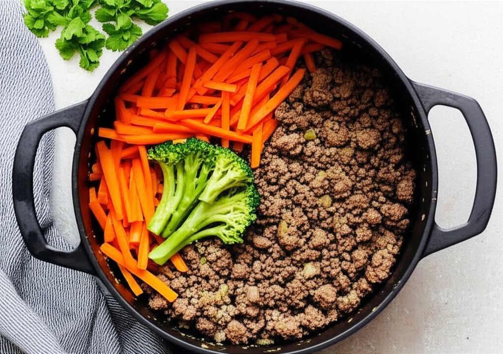 One-Pot Hamburger Adobo Dinner