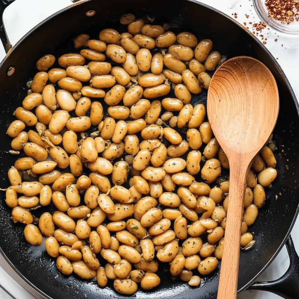 Pan-Fried Butter Beans