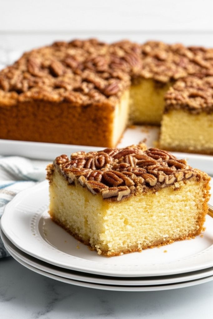 Pecan Sour Cream Coffee Cake