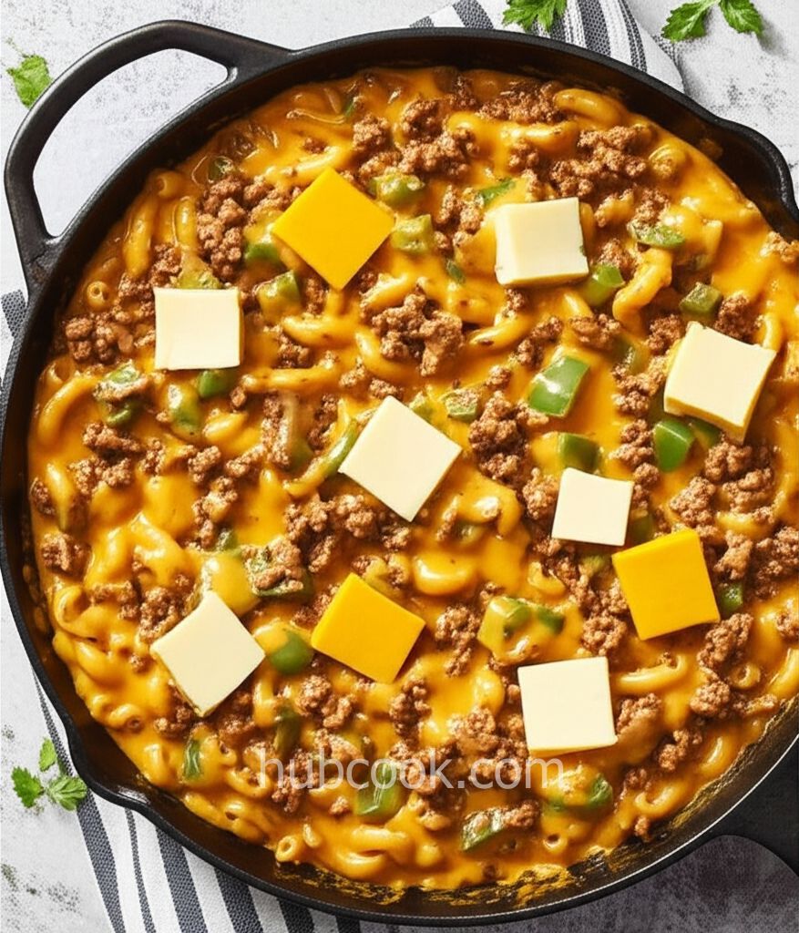 Philly Cheesesteak Skillet Meal