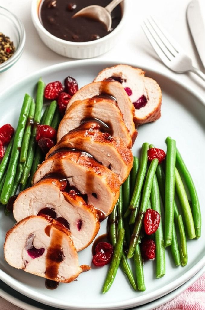 Prosciutto-Wrapped Cherry-Stuffed Chicken Breasts