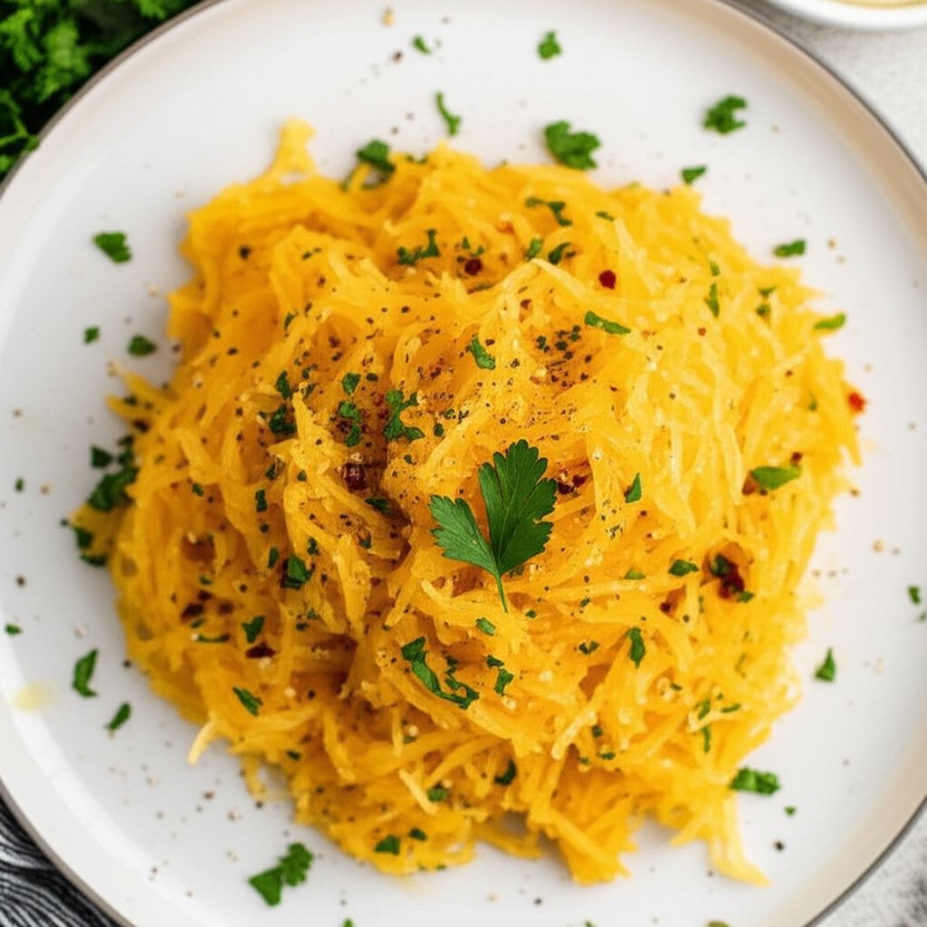 Quick and Spicy Spaghetti Squash