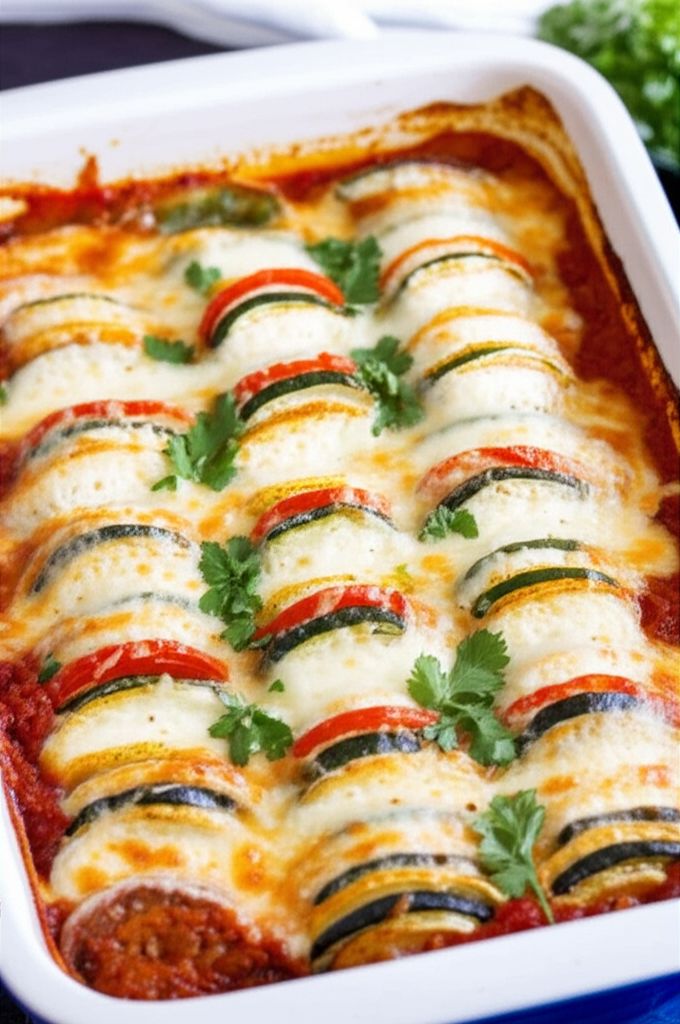 Ratatouille with Polenta Rounds