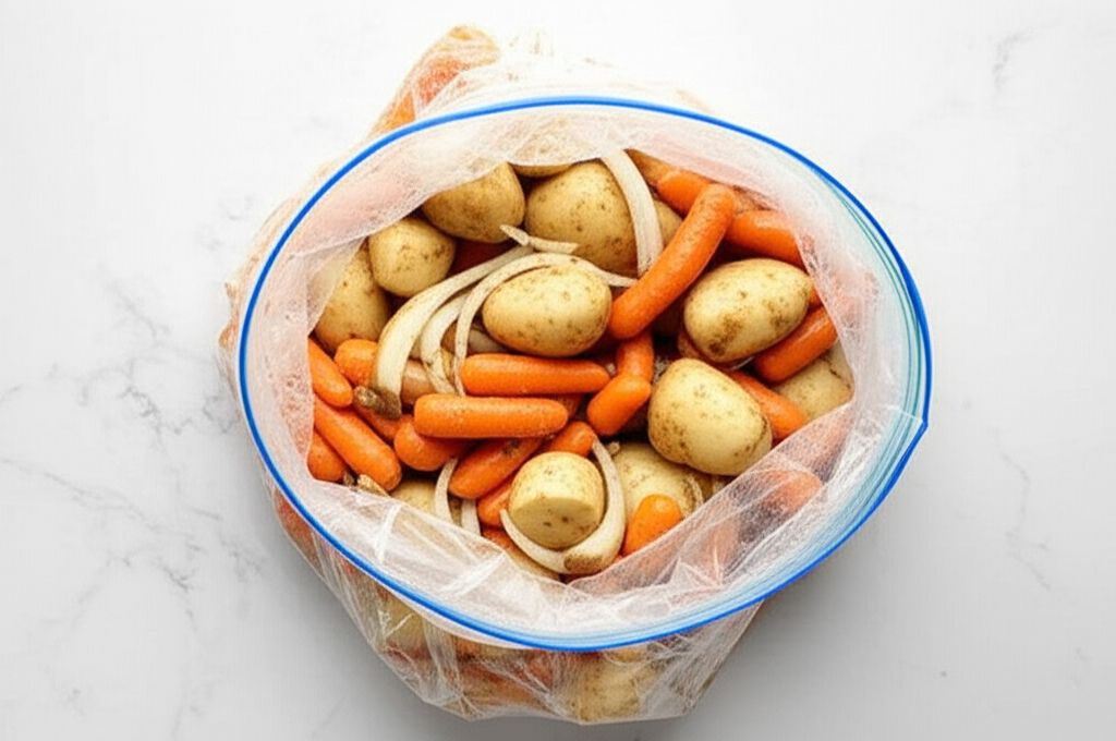 Roasted Potatoes and Carrots with Ranch Seasoning