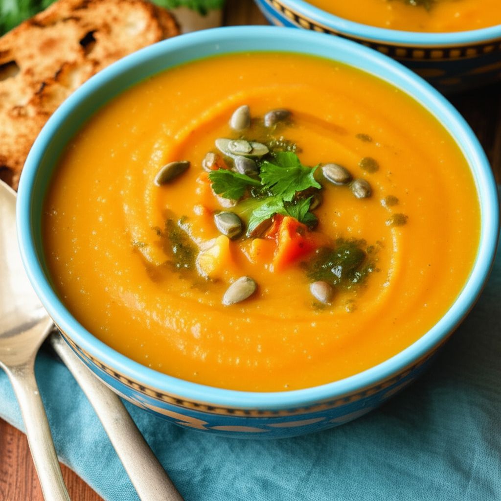 Roasted Winter Vegetable Soup