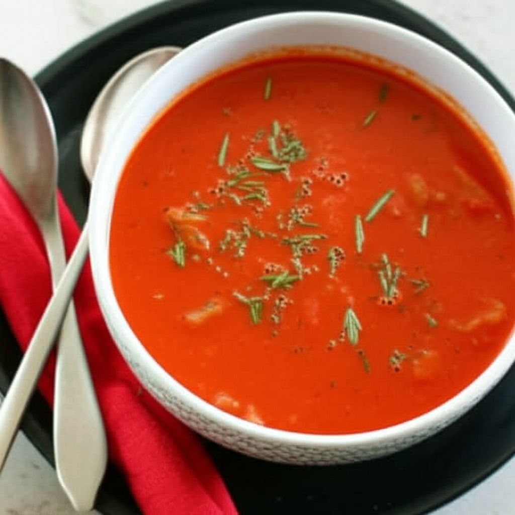 Rosemary Tomato Leek Soup