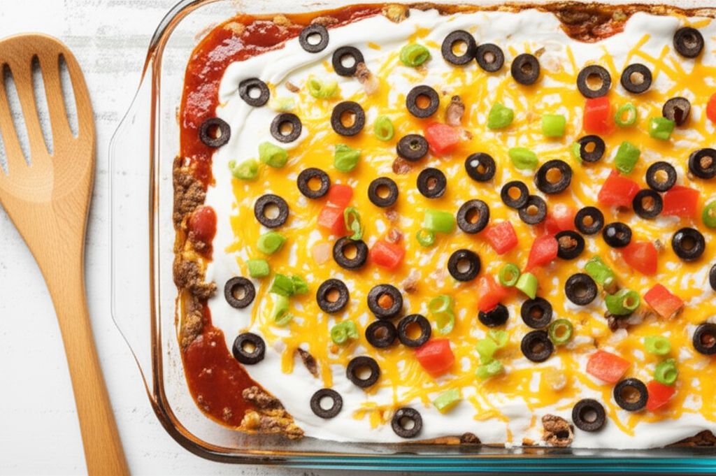 Sandie's Seven-Layer Bean Dip