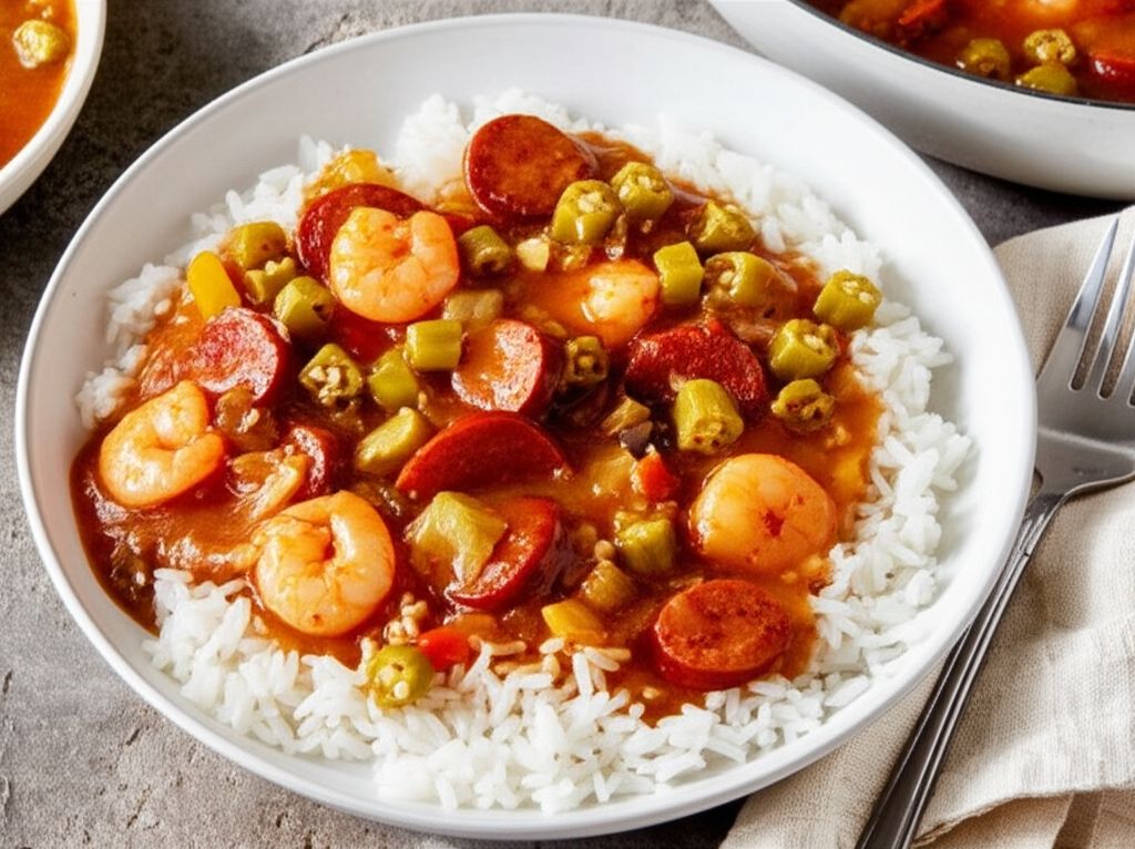 Sausage and Shrimp Gumbo