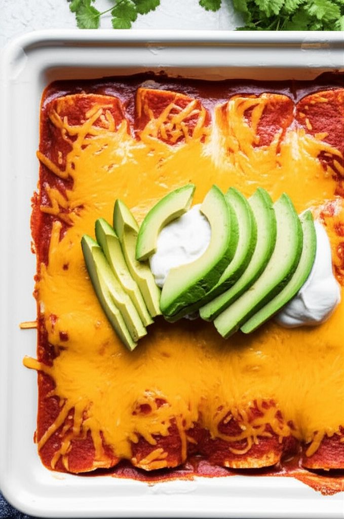 Savory Halibut Enchiladas