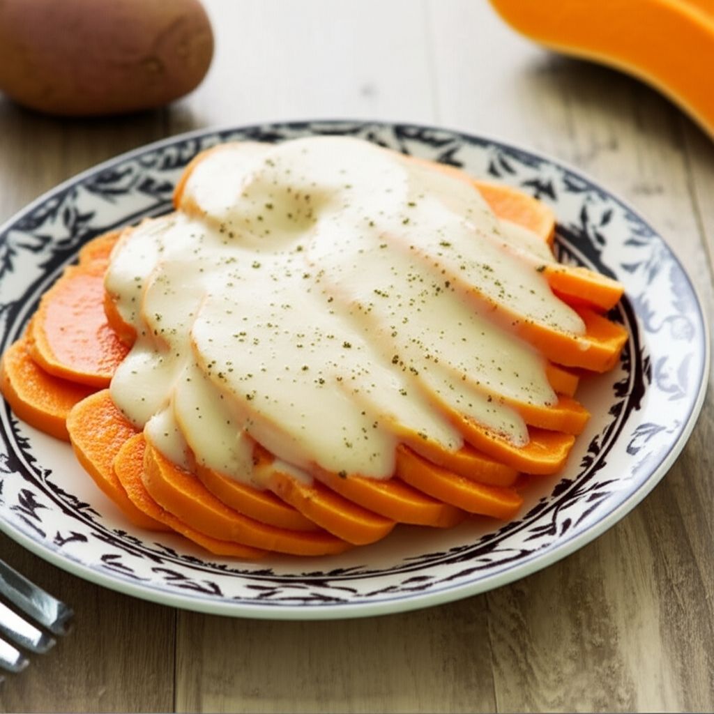 Scalloped Sweet Potatoes and Butternut Squash