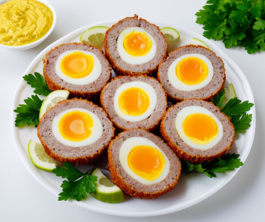Scotch Eggs with Mustard Sauce