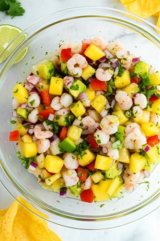 Shrimp and Pineapple Ceviche