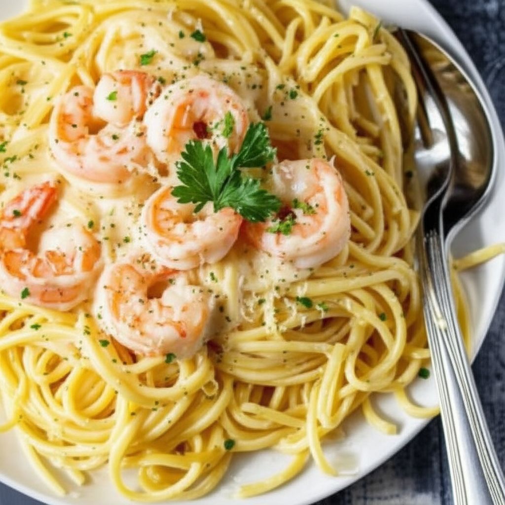 Shrimp Fettuccine Alfredo