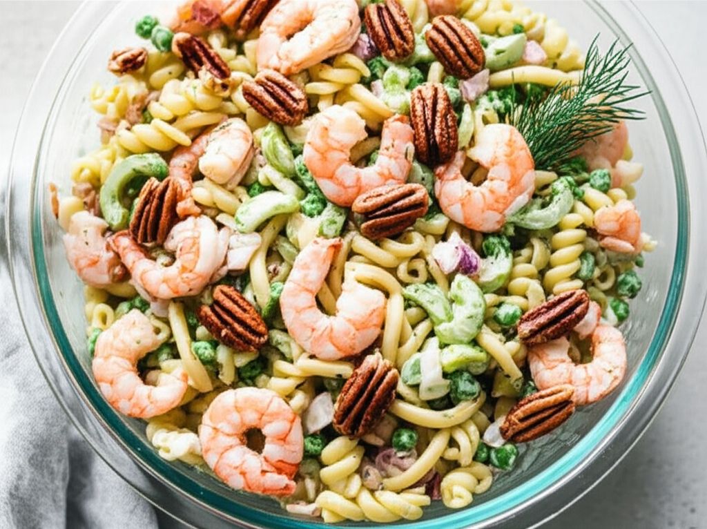 Shrimp Pasta Salad with Dill