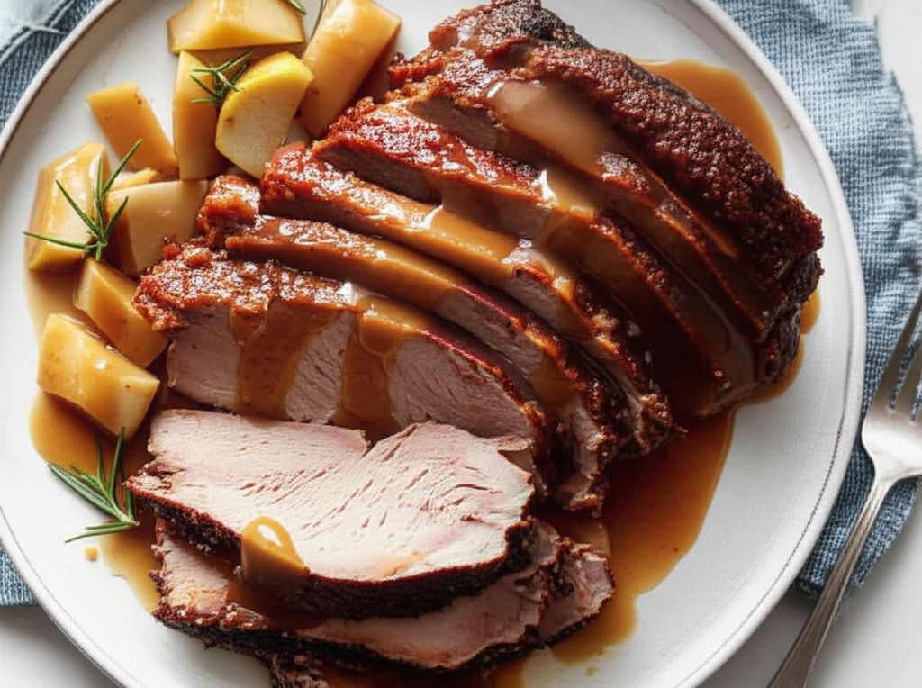 Slow Cooker Apple Cider Braised Pork