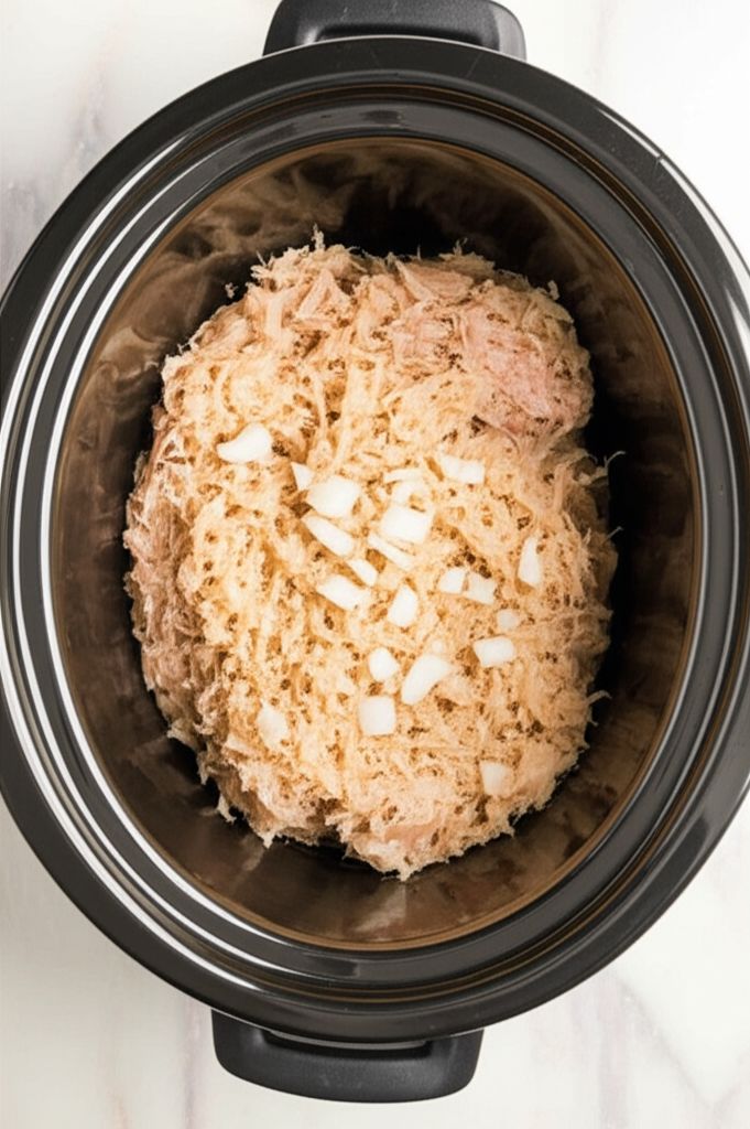 Slow Cooker Pork, Sauerkraut, and Beer