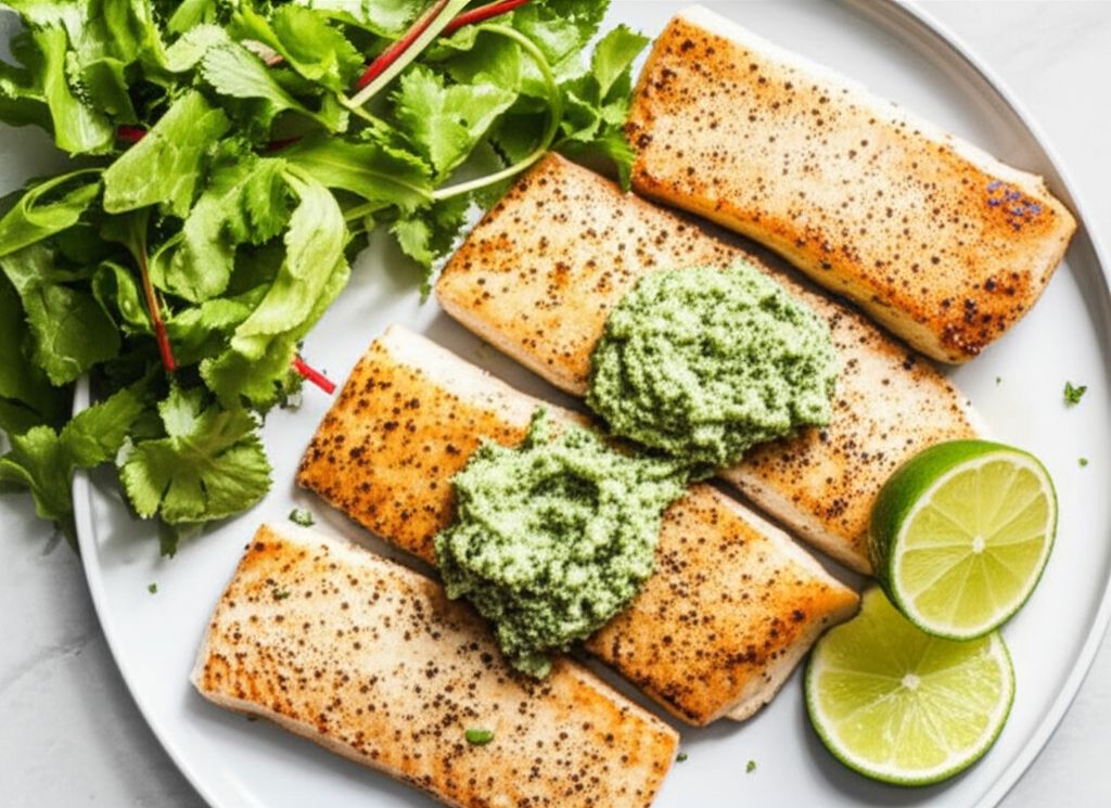 Sous Vide Mahi Mahi with Jalapeno-Lime Butter
