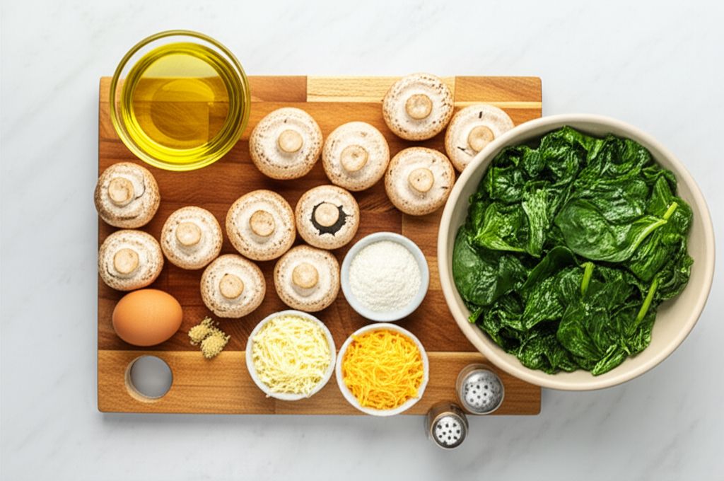 Spinach Stuffed Mushrooms