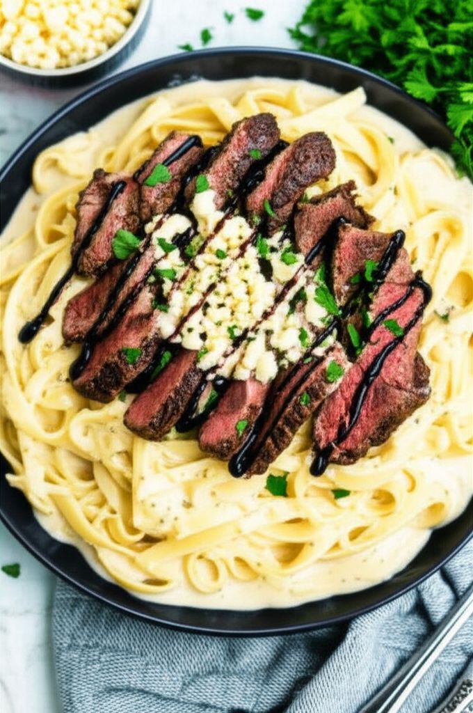 Steak Alfredo