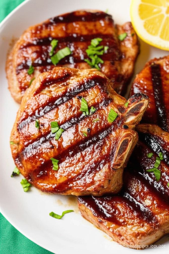 Summer Grilled Pork Chops