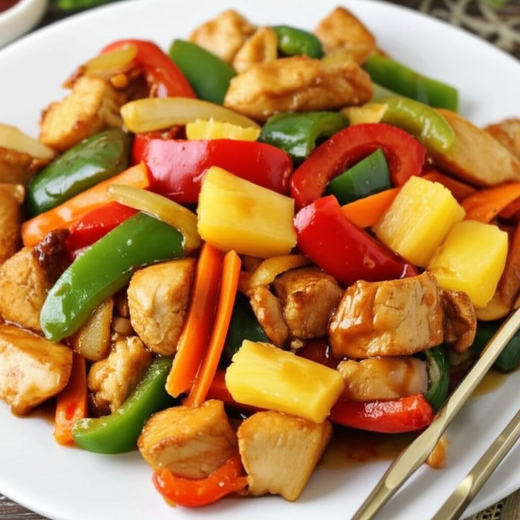 Sweet and Sour Chicken Stir-Fry