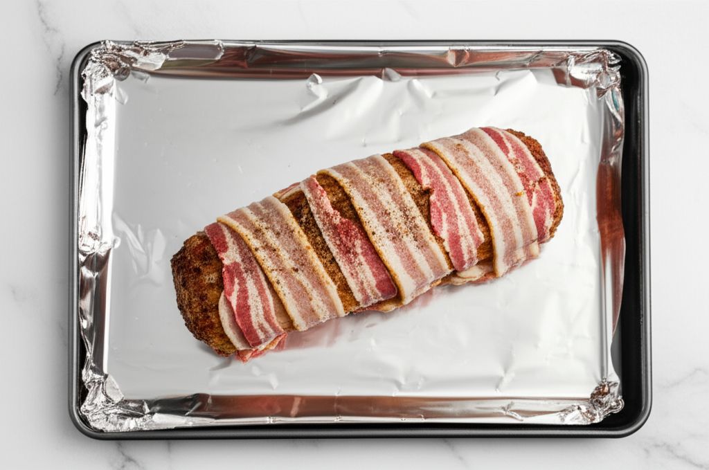 Sweet Bacon-Wrapped Pork Loin