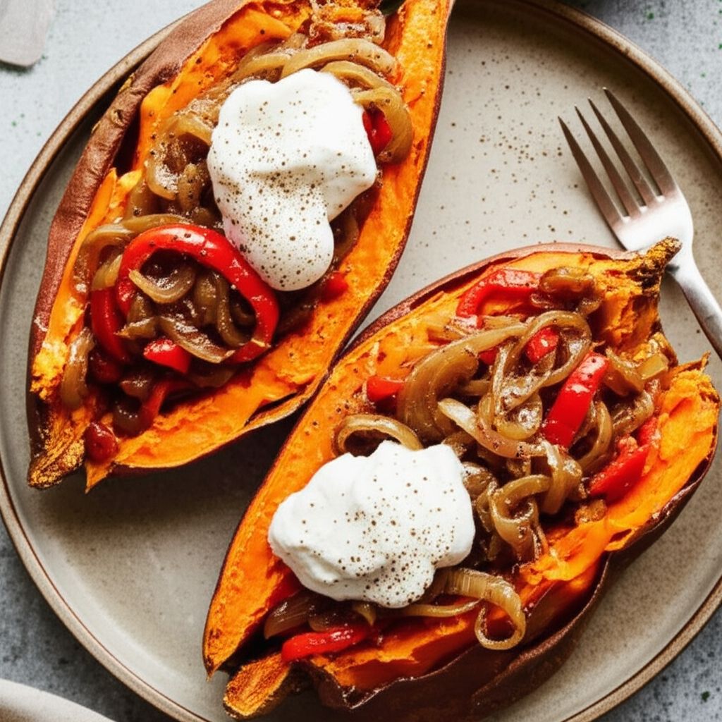 Sweet Potatoes with Caramelized Onions