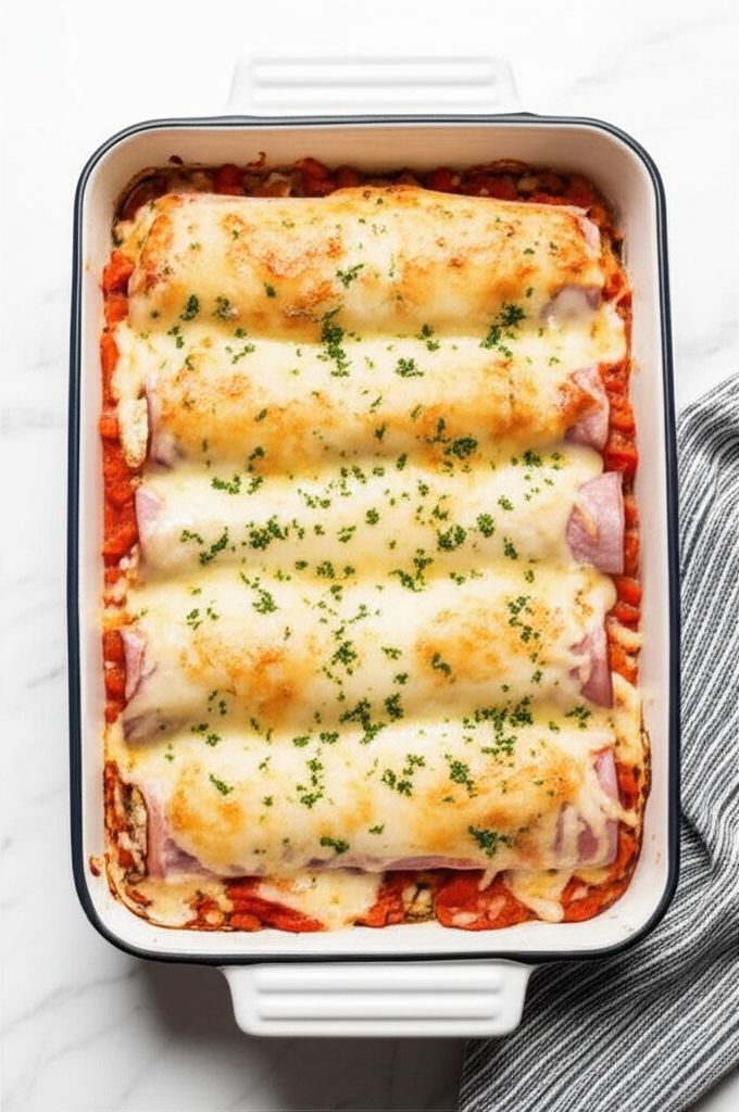 Three Cheese Ham Involtini