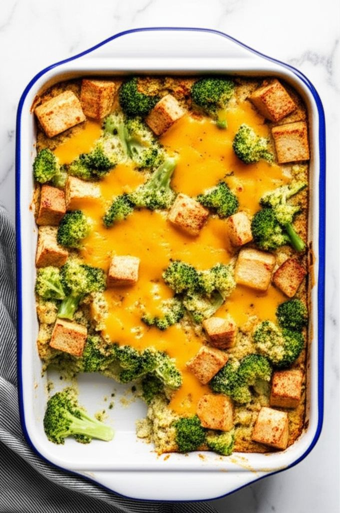 Tofu and Broccoli Casserole