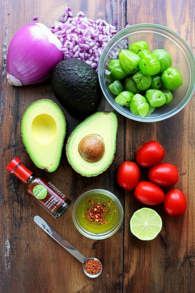 Tomatillo Guacamole