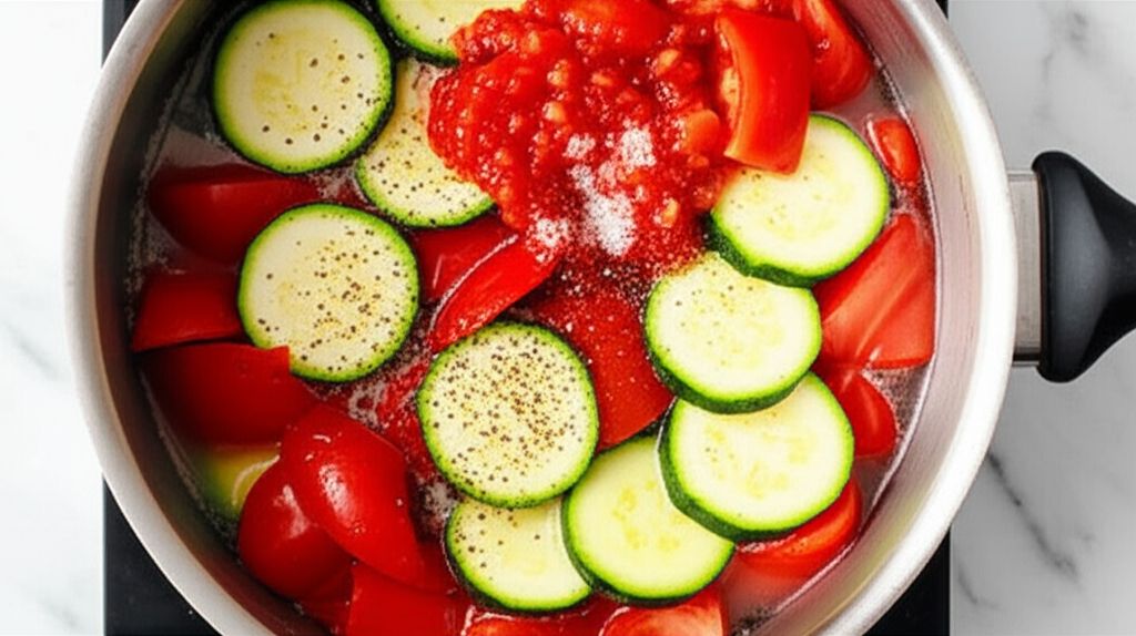Tomato and Zucchini Melange