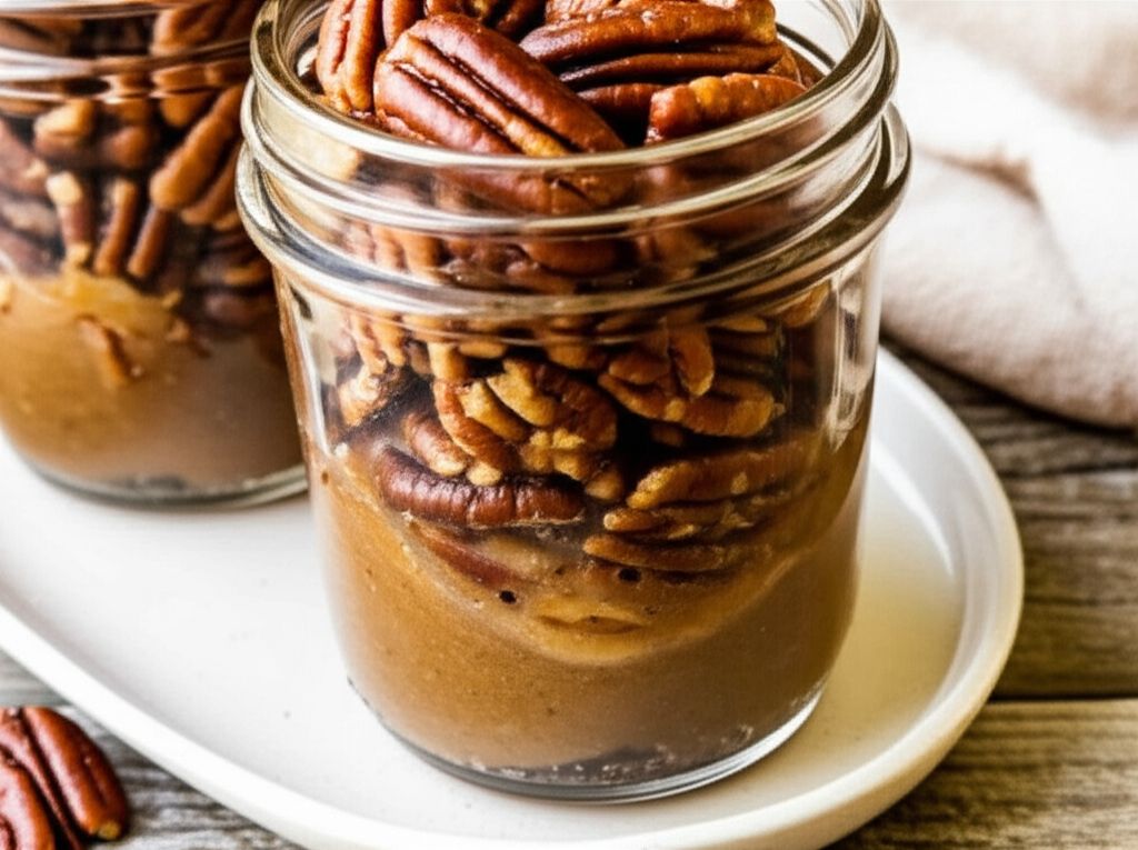 Traditional Pecan Pie in a Jar