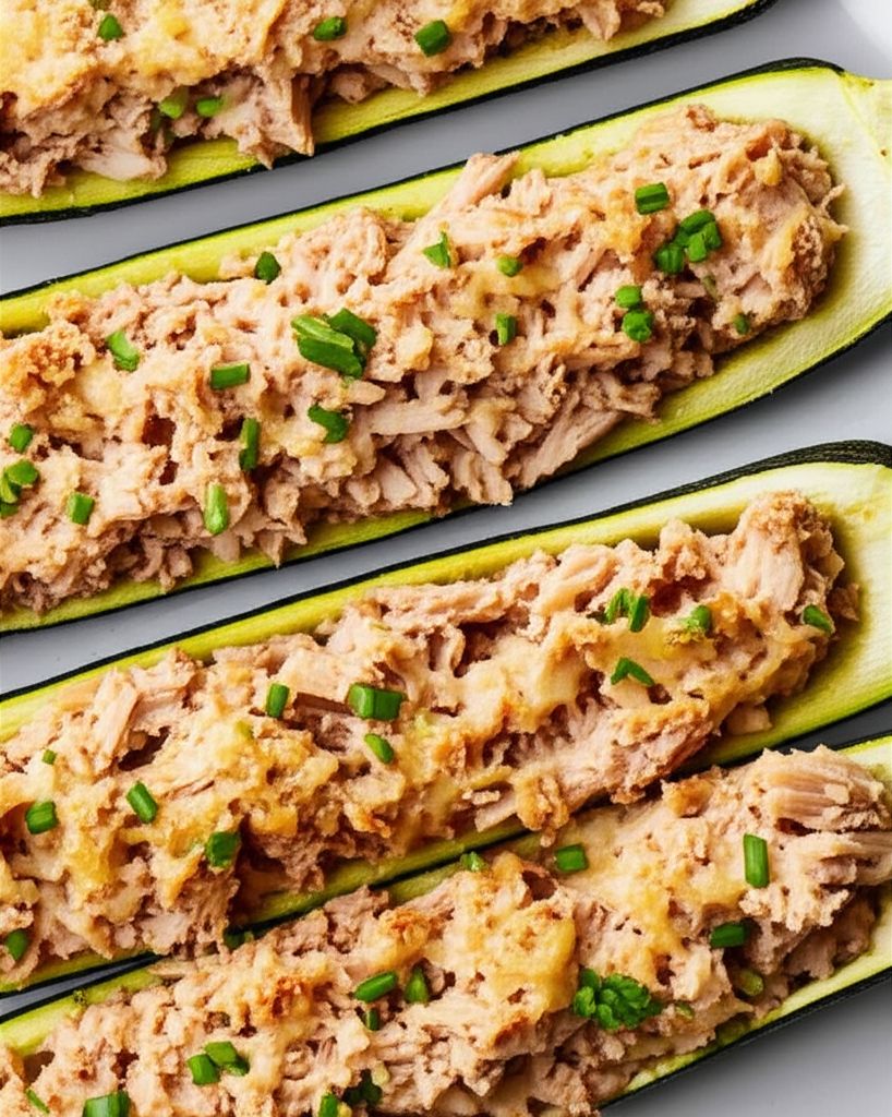 Tuna-Stuffed Zucchini