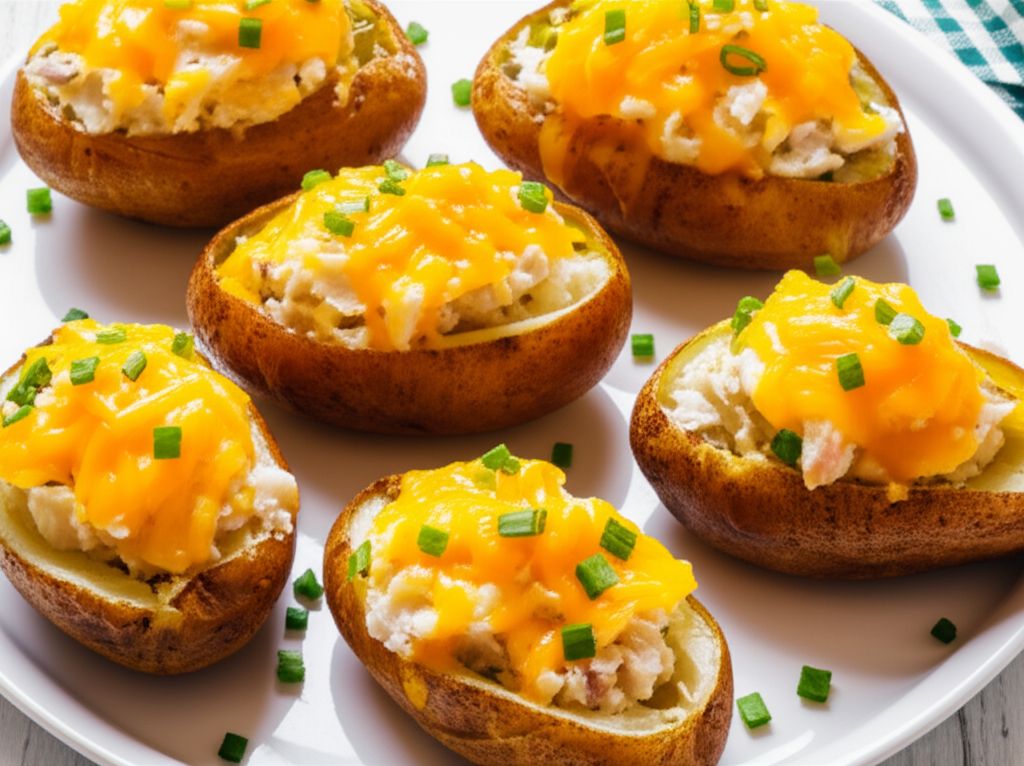 Twice-Microwaved Potatoes