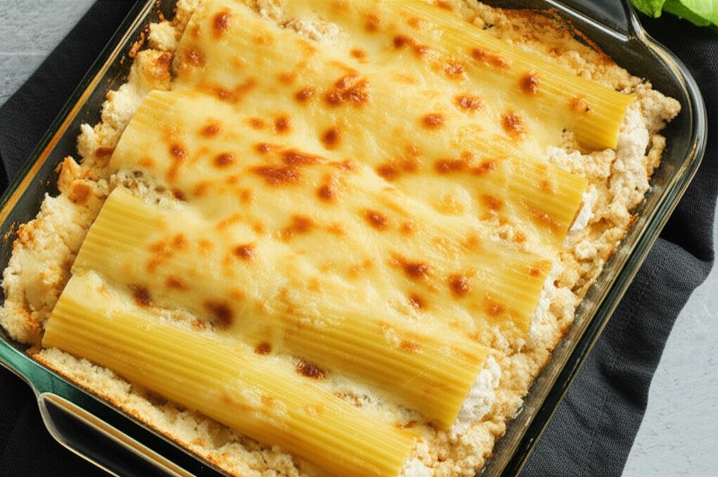 Vegetable Stuffed Cannelloni