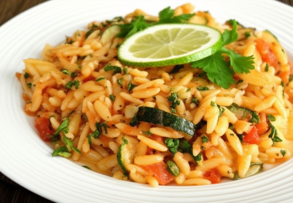 Vegetarian Lime Orzo