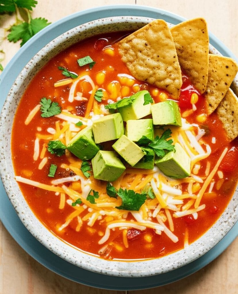 Vegetarian Tortilla Soup