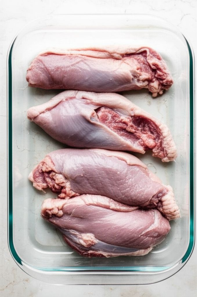 Wild Goose Breasts with Orange Glaze