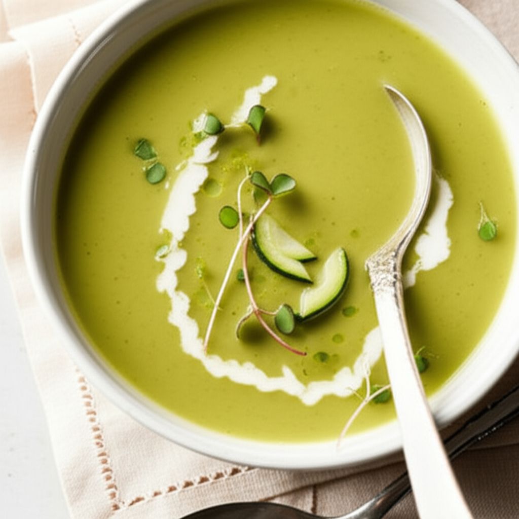 Zucchini Fenchel Suppe (Zucchini and Fennel Soup)