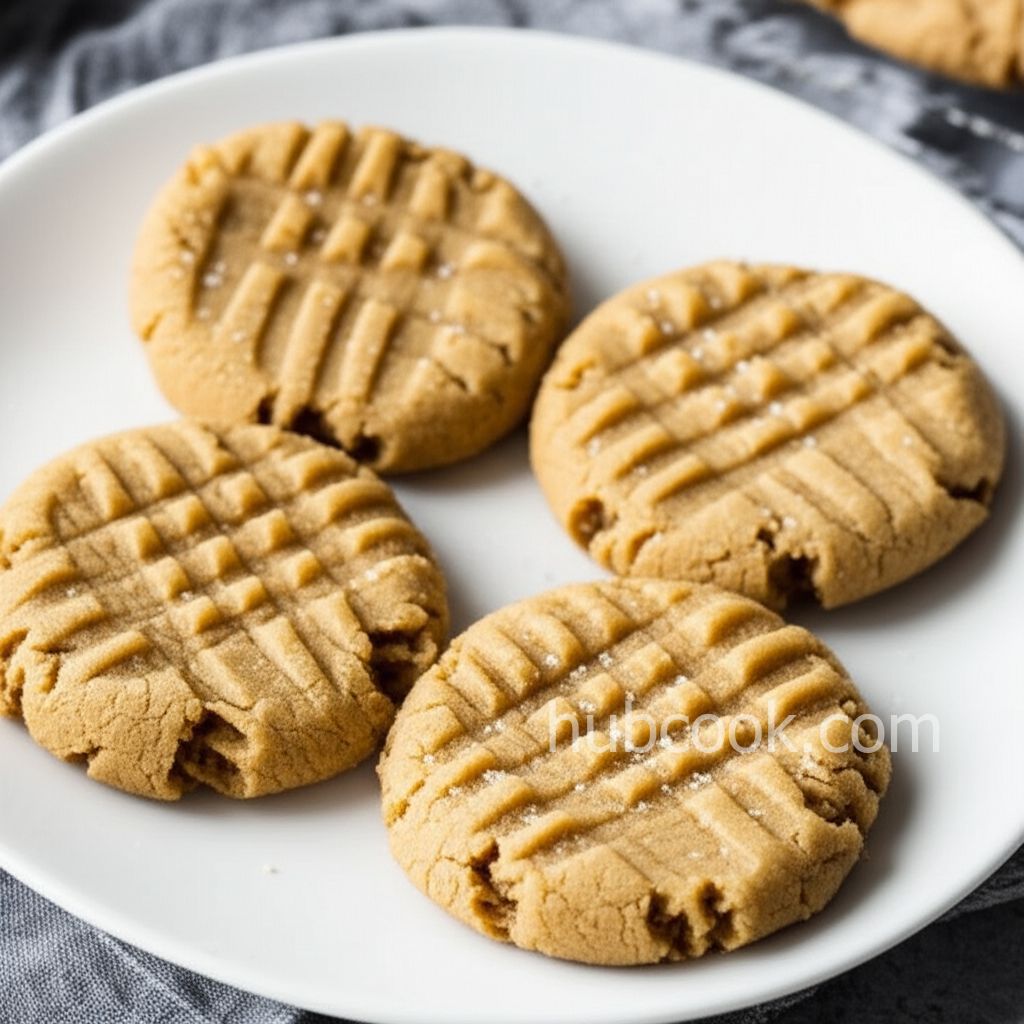 3-Ingredient Peanut Butter Cookies