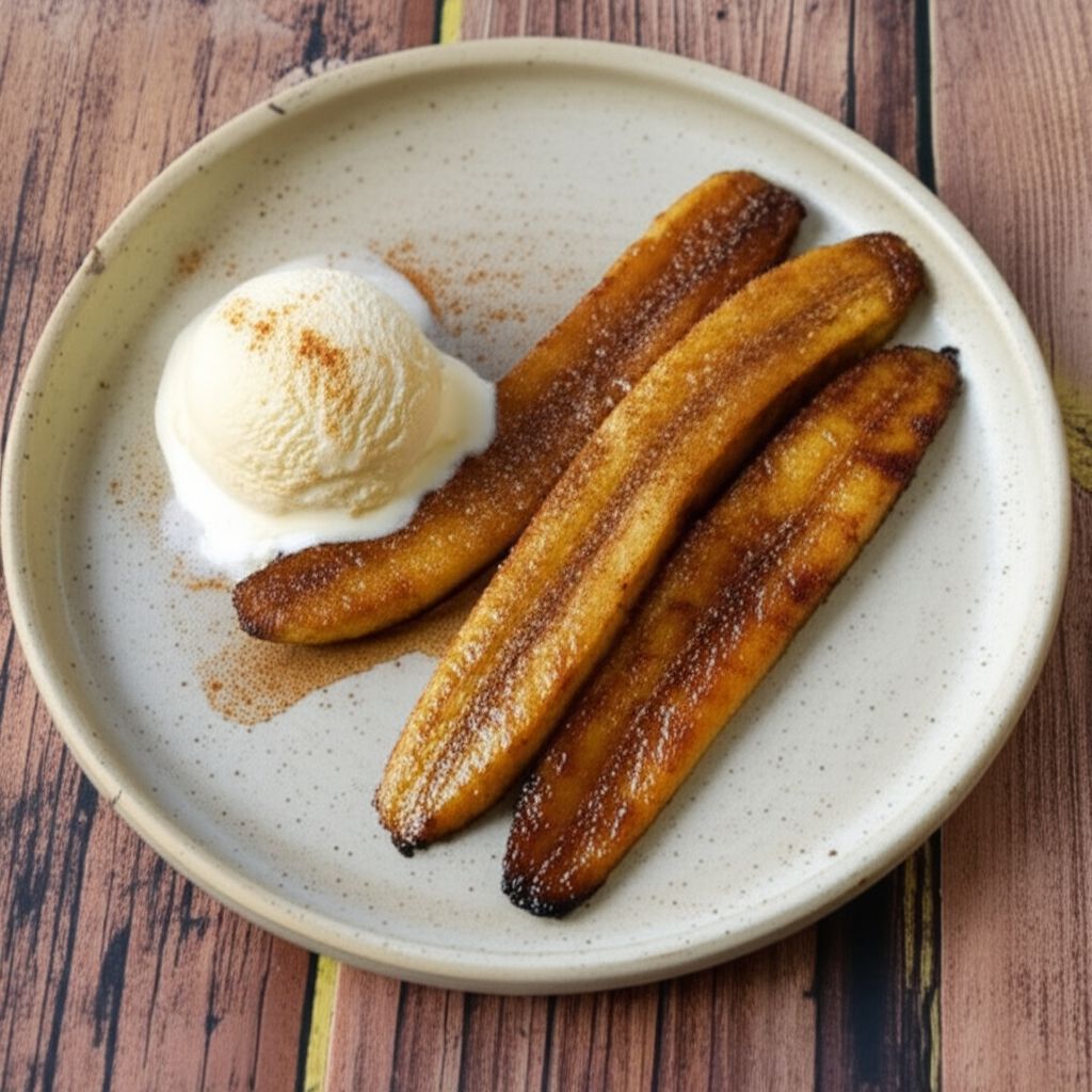 Air Fryer Roasted Bananas