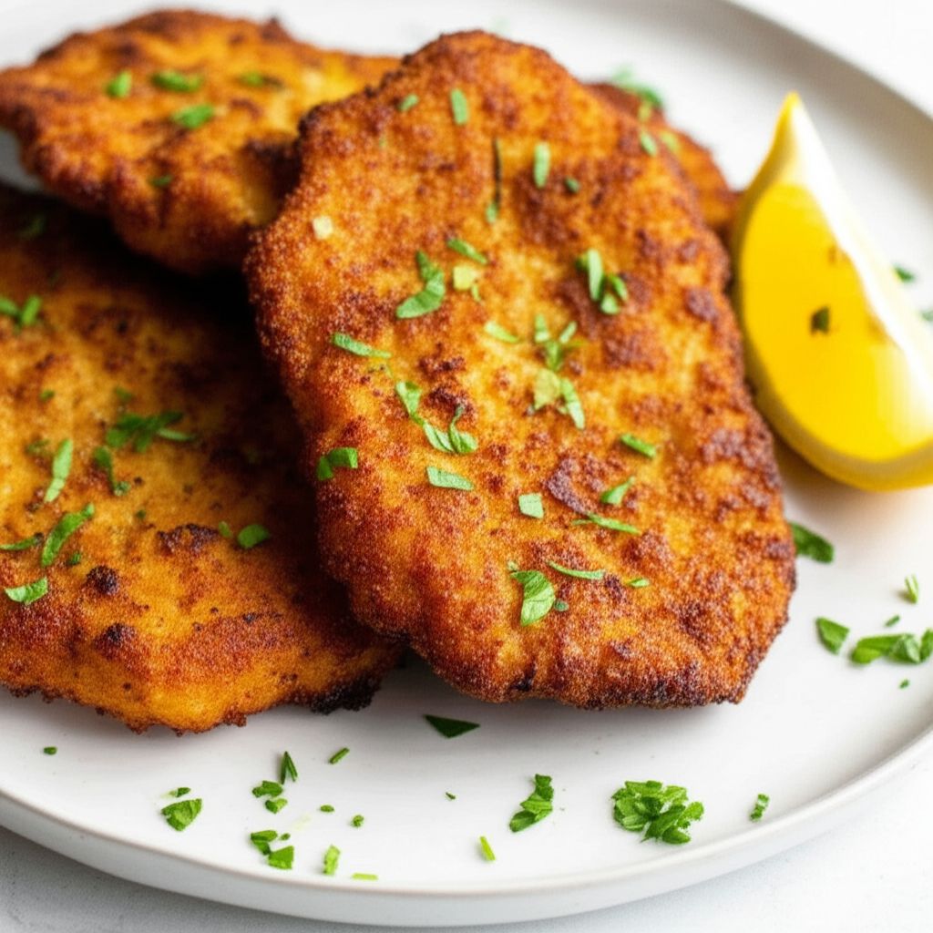 Air Fryer Wiener Schnitzel